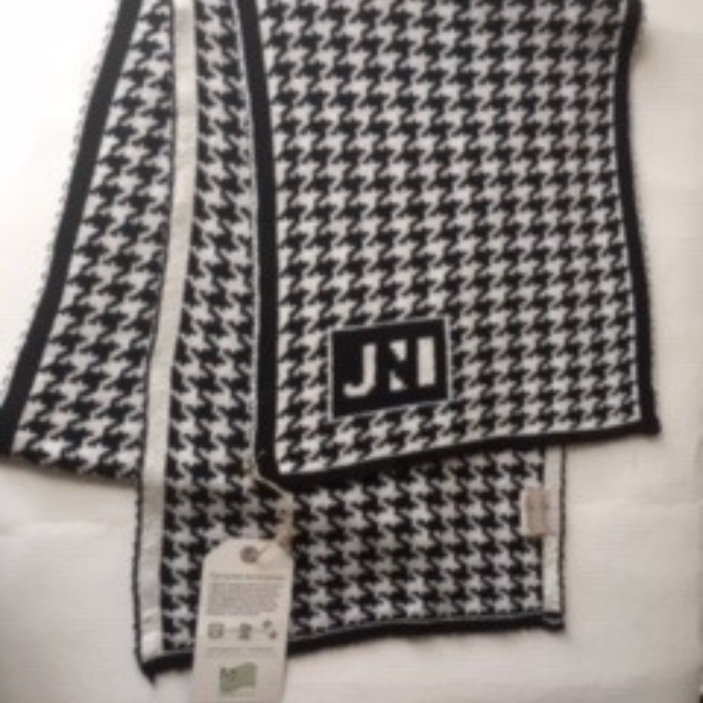 "In 2 GREEN" 100% Upcycled Cotton Scarf 12.5"X 72"